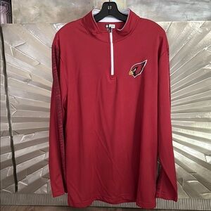 NFL Team Apparel TX3 Cool Arizona Cardinals 1/4 Zip shirt